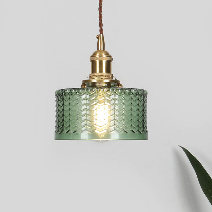 Vitrō™ Hanglamp Met Glazen Kap En Messing Afwerking