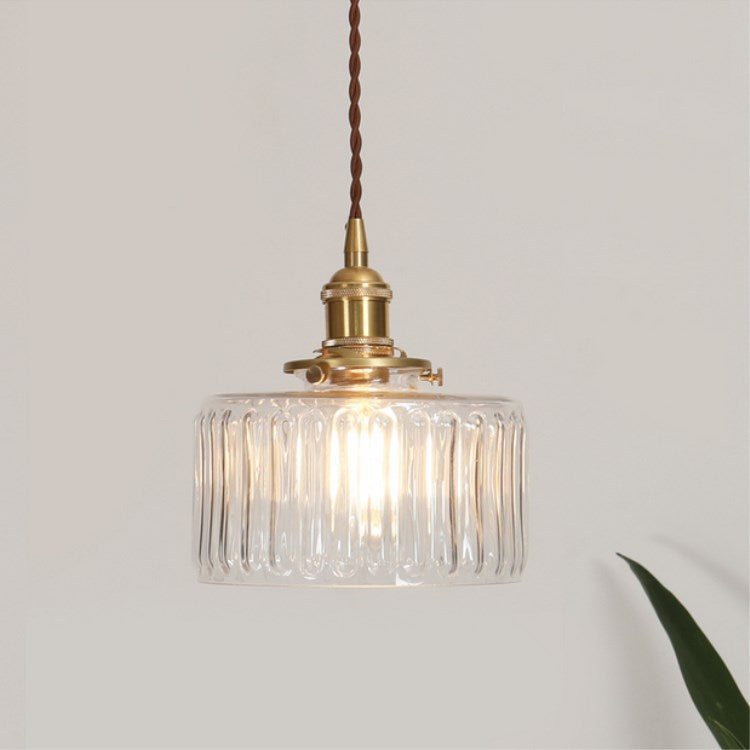 Vitrō™ Hanglamp Met Glazen Kap En Messing Afwerking