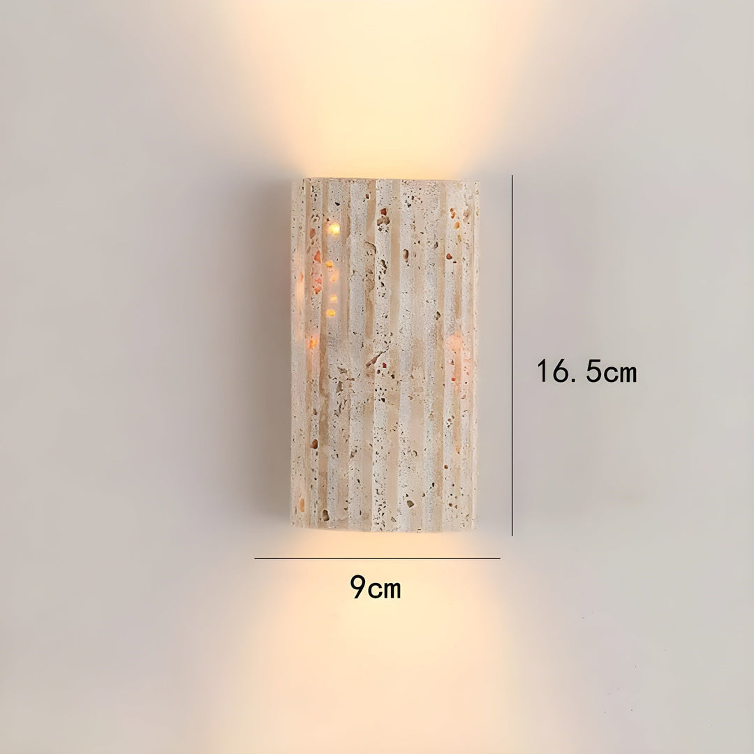 Calma™ | Natuursteen-Look Wandlamp
