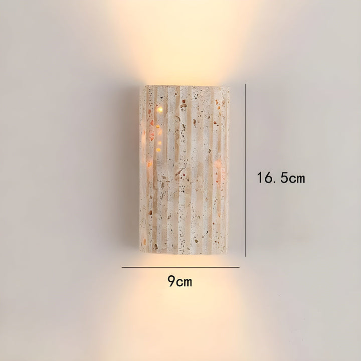 Calma™ | Natuursteen-Look Wandlamp