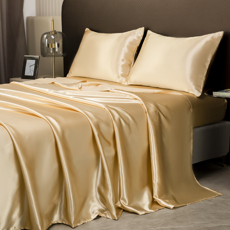 Luxury Satin Sheets - Silky Bedding Set with Pillowcases