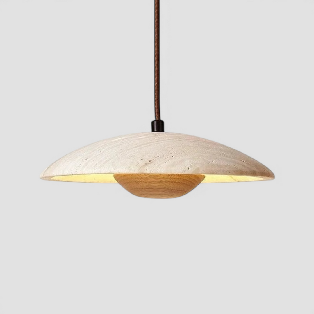 Ishō™ | Japandi Steenlook Hanglamp
