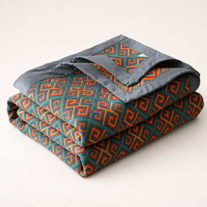 100% Cotton Quilt - Vintage Japanese Design Reversible