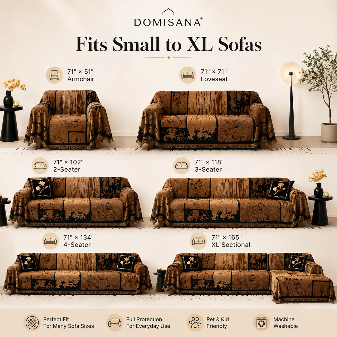 Pet Friendly Chenille Couch Cover – Thousand Ink Design