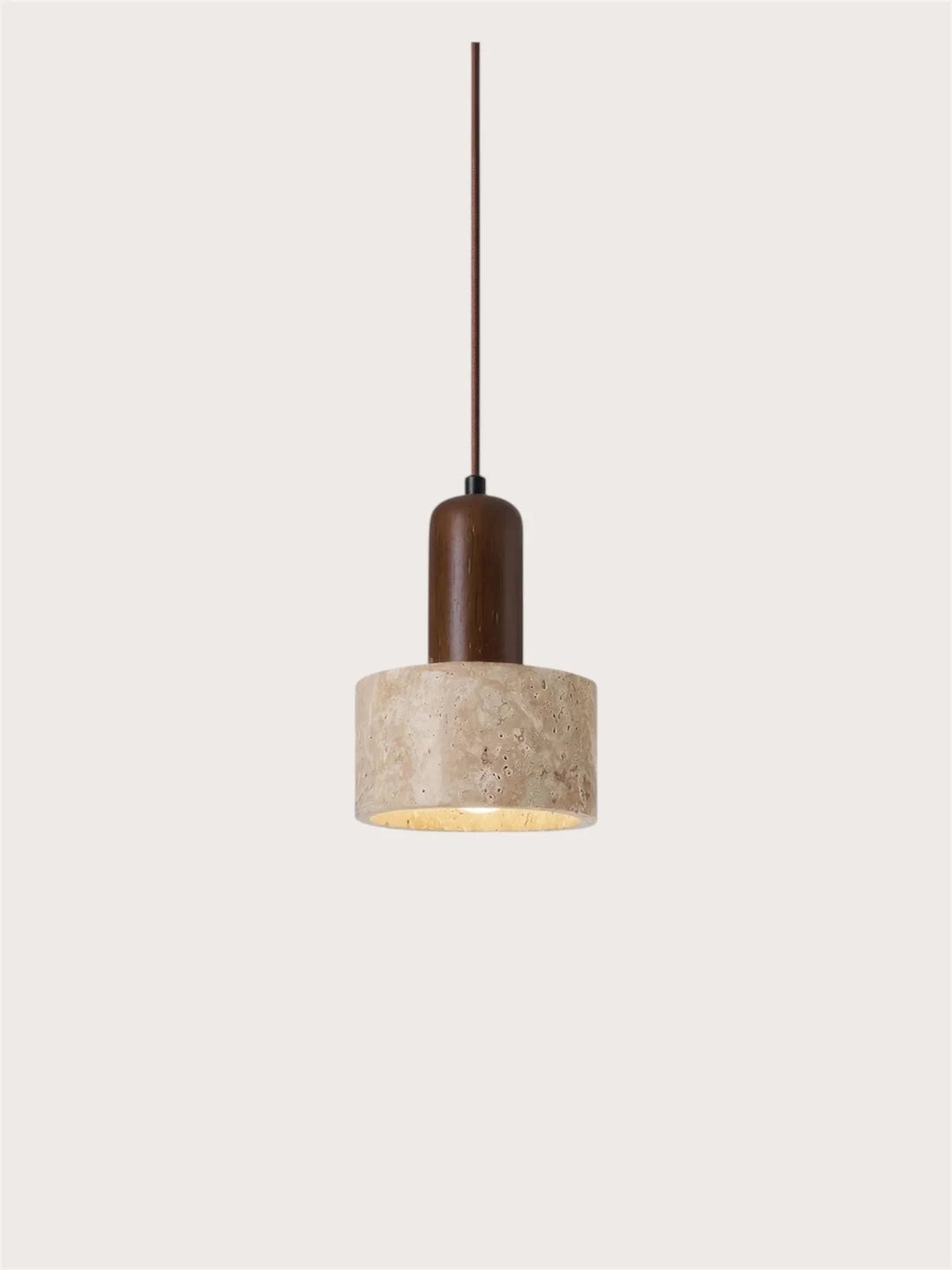 Travo™ | Japandi Travertijn-Look Hanglamp