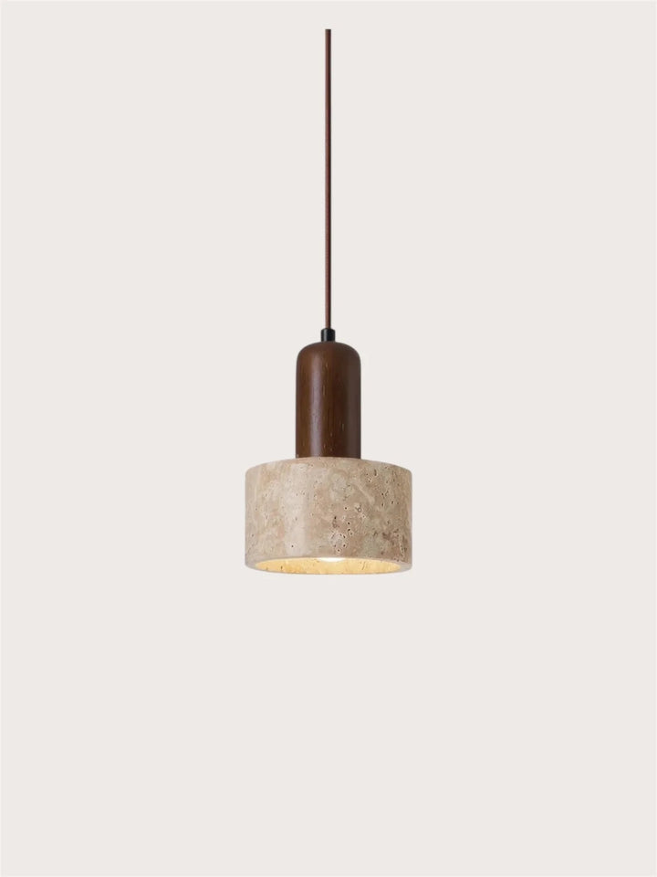 Travo™ | Japandi Travertijn-Look Hanglamp