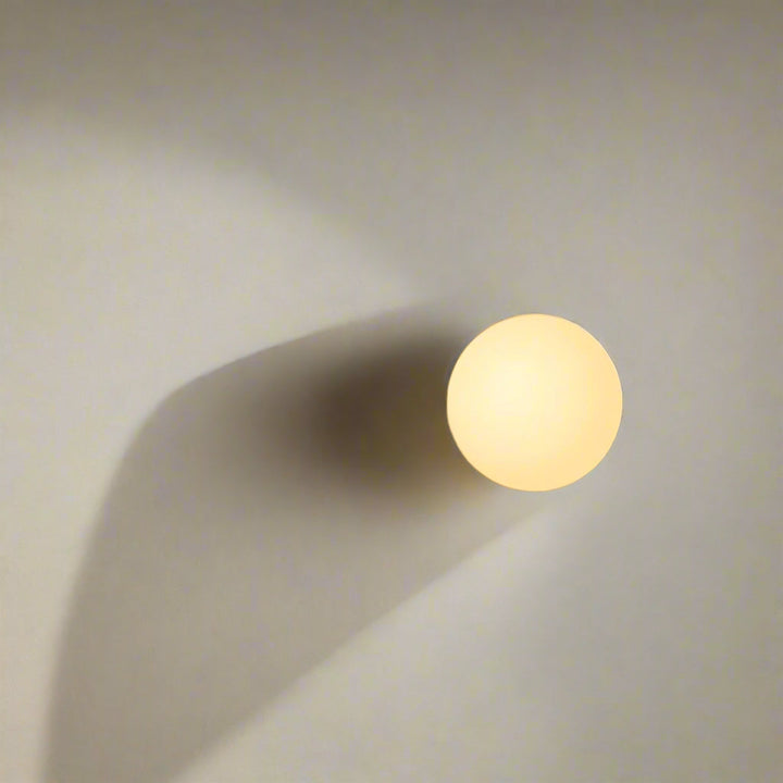 Lunō™ Ronde Glazen Led-Wandlamp, Minimalistisch Ontwerp