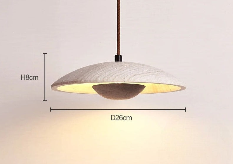 Ishō™ | Japandi Steenlook Hanglamp