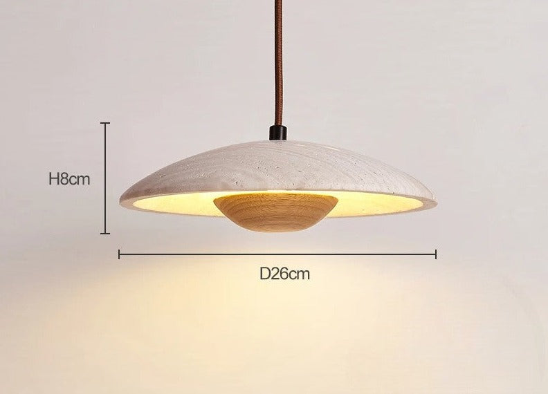 Ishō™ | Japandi Steenlook Hanglamp