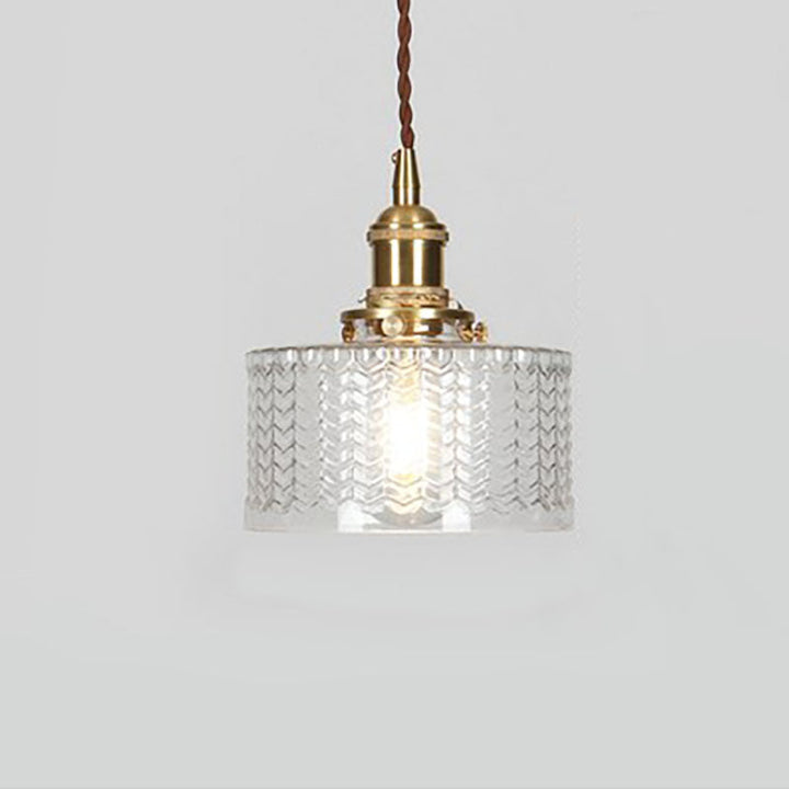 Vitrō™ Hanglamp Met Glazen Kap En Messing Afwerking