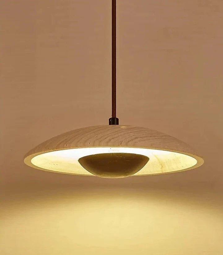Ishō™ | Japandi Steenlook Hanglamp