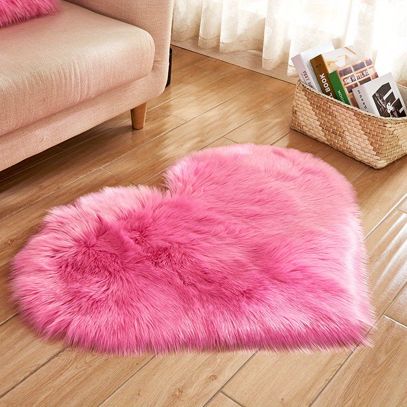 Heart Plush Rug