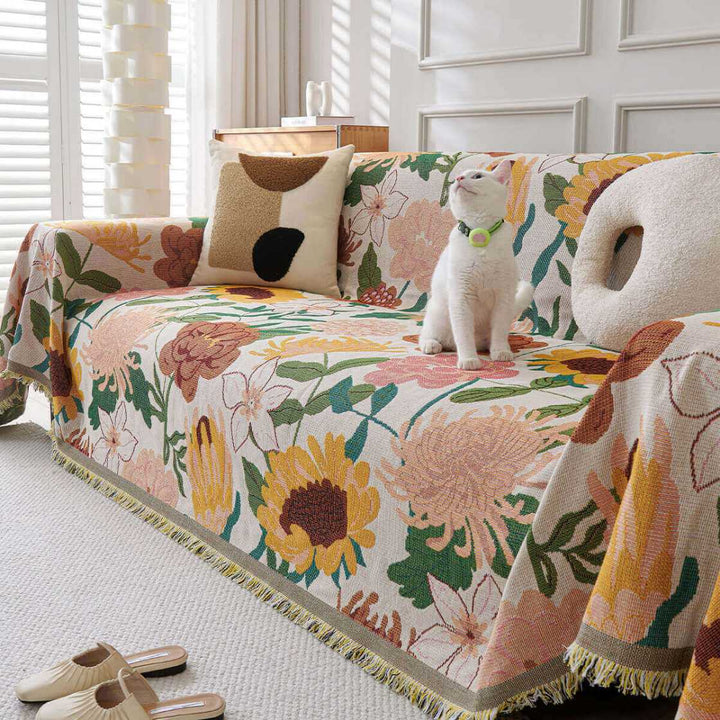 Bloom Reversible Sofa Couch Cover