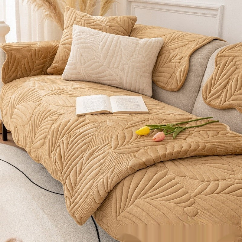 Kid & Pet Friendly Couch Cover - Non-Slip & Plush