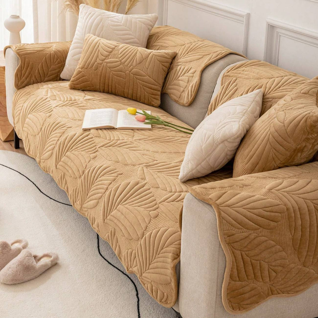 Kid & Pet Friendly Couch Cover - Non-Slip & Plush