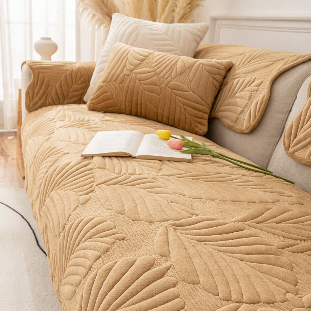 Kid & Pet Friendly Couch Cover - Non-Slip & Plush