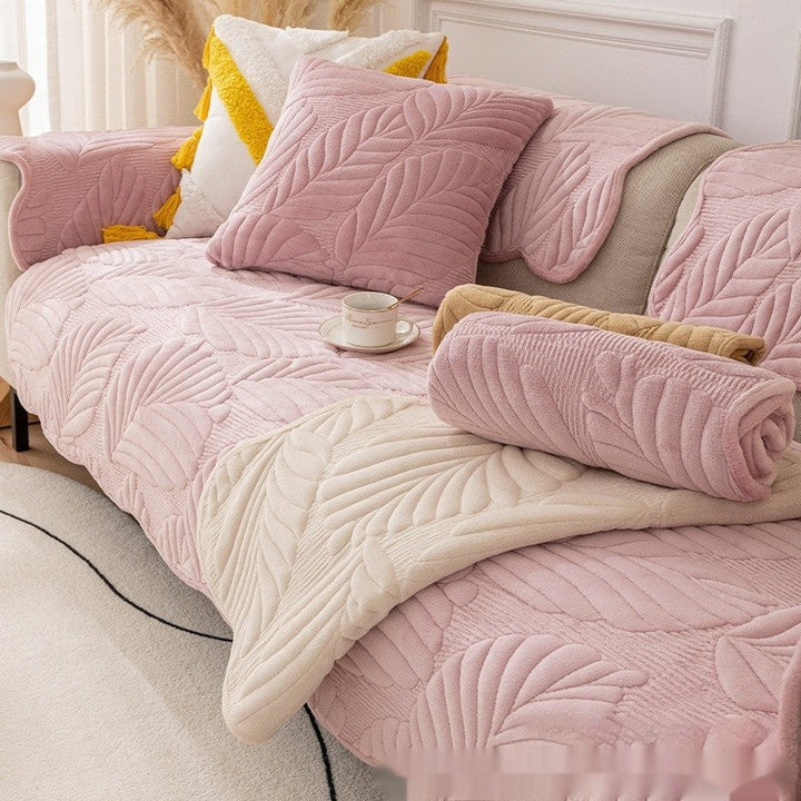 Kid & Pet Friendly Couch Cover - Non-Slip & Plush
