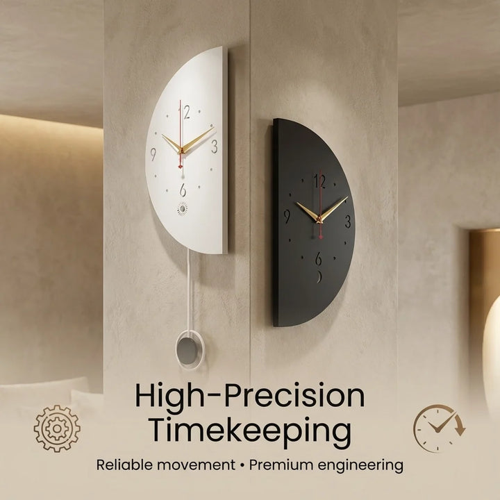 Luxury Dual-Sided Corner Wall Clock