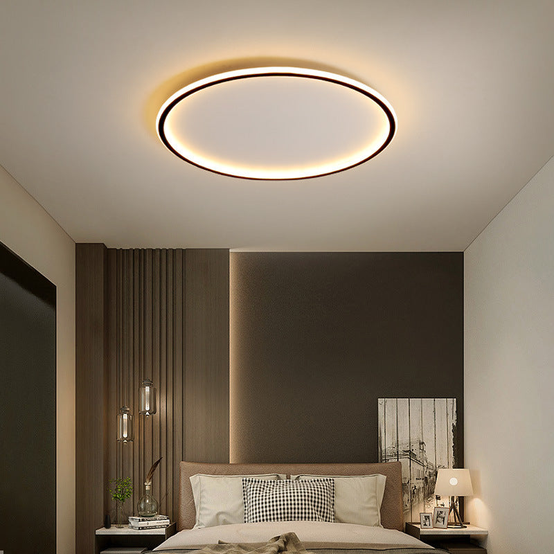 Ronde Led-plafondlamp Met Minimalistisch Scandinavisch Ontwerp