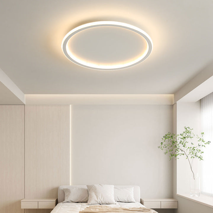 Ronde Led-plafondlamp Met Minimalistisch Scandinavisch Ontwerp