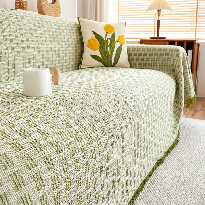 Serena Quilted Couch Cover