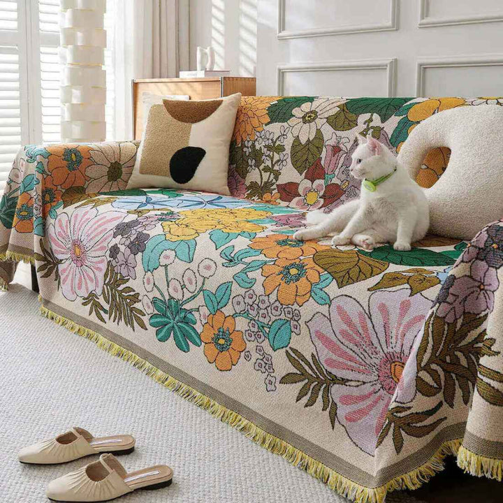 Bloom Reversible Sofa Couch Cover